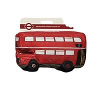 Jouet pour Chien sous Licence Officielle London Routemaster Bus - Jouet à mâcher Mignon en Peluche avec Plis et couineur