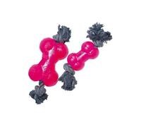 Jouet pour chien Gloria TPR Avec corde Taille M 14 cm Rose G