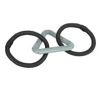 Jouet pour chien triangle avec anneaux corde Trixie CityStyle Gris TU