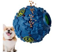 Jouet pour chien Wiggle Ball, boule de rire pour chien - Boule à priser pour - Jouets interactifs à mâcher, balles créatives à alimentation lente avec son de rire pour soulager le stress et l'en