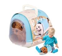 Jouet pour chiens aboyants, jouet pour chiots marchant - jouets pour chiens de compagnie pour enfants jouet réaliste pour chiens d'enfants, jouets amusants en peluche interatt