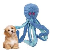 Jouet pour chiens grincement en peluche, jouet de chien grincement en peluche,Jouet de puzzle de chien interactif - Outil de formation en forme de poulpe, un appareil à mastication de chiot pour la ma