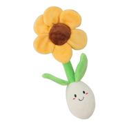 Jouet pour chiot produisant du son, jouets en peluche tulipe pour animaux de compagnie,Jouet de friandises pour chien en peluche - Soulagement de la solitude et peluche interactive et amusante pour ch