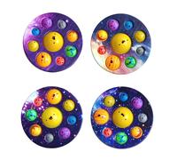 Jouet Pour Enfant Avec Huit Planètes, Porte-Clés, Jouet Sensoriel Éducatif Précoce, Jeu De Bulles, Autisme, Anxiété, Fidget