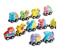 Jouet pour enfant de 2, 4, 3 ans, garçons et filles, cadeau amusant STEM Game en bois, numéro de train, jouet éducatif, numéro en bois pour les tout-petits