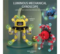 Jouet Pour Enfant, Robot Mécanique À Déformation, Gyroscope Lumineux, Décompression, Cadeau