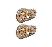 Jouet pour enfants avec pignon gyro du bout des doigts 2PCS -Or
