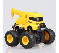 Jouet Pour Garçons, Inertie En Plastique, Véhicule, Construction, Camion, Grue, Modèle, Cadeaux