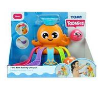 TOMY Toomies 7 en 1 Poulpe pour le bain, Jouets de bain pour bébés, Jouets de bain pour enfants pour jouer dans l'eau, Accessoires de bain amusants Convient aux enfants de 18 mois, 2, 3 et 4 ans