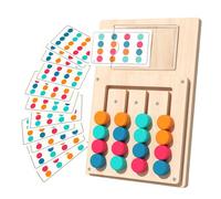 Jouet pour le tri des couleurs, jeu puzzle en bois avec 12 cartes, jouets de correspondance des couleurs pour , pour l'école, voyage, cadeau, âge de trois ans, garçons et filles