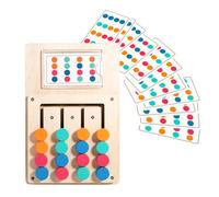 Jouet pour le tri des couleurs, puzzle en bois avec 12 cartes