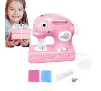 Jouet pour machine à coudre - Mini appareil à coudre pour enfants, kit d'artisanat portable, pour jeux fantastiques, couture simulée, activités artistiques et artisanales, jouets