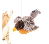 Jouet pour oiseaux battants, accessoire pour chat, 22,9 x 18,9 x 12,9 cm, aide pour l'intérieur, équipement rechargeable par USB avec construction élégante, outil d'ornement avec style compact