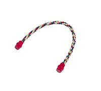 Jouet pour oiseaux corde de siège en coton coloré Nobby Pet Multicolore 64 cm x Ø 20 mm