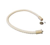 Jouet pour oiseaux corde de siège en coton Nobby Pet Blanc 120 cm