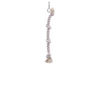 Jouet pour oiseaux corde en coton Nobby Pet Blanc 67 cm x 25 mm