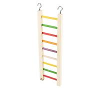 Jouet pour oiseaux échelle en bois Duvoplus Multicolore 46x12,8x2 cm
