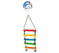 Jouet pour oiseaux échelle perles Duvoplus Multicolore 40x12x2 cm