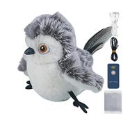 Jouet pour oiseaux et chats - Jouet pour chats avec oiseaux irritants | Jouet pour chats en forme d'oiseau flottant | Jouet réaliste pour chats avec son et plume | Jouet pour oiseaux