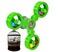Jouet pour oiseaux Moulin à Vent Rotatif Interactif et Masticable