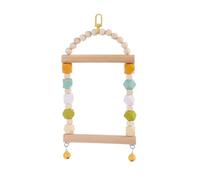Jouet pour oiseaux - Support de balançoire - Plateforme amusante pour perroquets, perruches, calopsittes, accessoires robustes pour la conception de cage, l'entraînement et le divertissement des