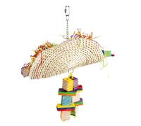 Jouet pour oiseaux taco de maïs avec des blocs en bois Duvoplus Groovy Multicolore 19x36x40 cm