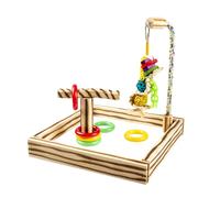 Jouet pour oiseaux terrain de jeu Duvoplus Lili Multicolore 25x25x38 cm