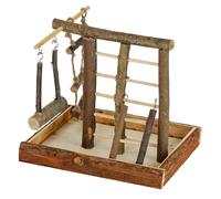 Jouet pour oiseaux terrain de jeu Duvoplus Pino Multicolore 22,5x22,5x20 cm