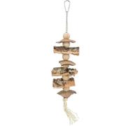 Jouet Pour Oiseaux - Trixie - Modèle En Liège/Bois - Taille Unique - 37 Cm - Pour Oiseaux Exotiques