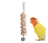 Jouet pour perroquet pour grands oiseaux | Jouet de déchiquetage en bois pour cage à oiseaux de petite, moyenne taille, oiseaux, convient à tous les types il suffit d'utiliser le crochet en métal pour