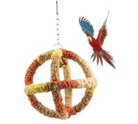 Jouet pour perroquets pour animaux domestiques - Jouet à suspendre en peluche chaude - Hamac - Perchoir debout - Jouet d'escalade pour cacatoès, oiseau