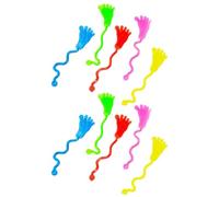 Jouet Pour Pieds Collants - Ensemble De Nouveauté Fidget Extensible En Silicone 14,5 X 3,5 Cm | Pack D'amusement Rétractable Pour Escalade Murale À Paillettes | Activité De Chenille De Saisie De Lance