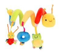 Jouet pour poussette, siège auto suspendu, jeu de gymnastique, peluche avec peluches colorées et souriantes pour poussette, berceau