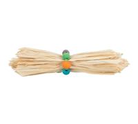 Jouet pour rongeurs avec feuille de maïs et perles en bois Trixie Beige TU