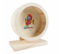 Jouet pour rongeurs Smurfs roue d'activité Duvoplus Jetpack Schtroumpfs Beige 15x15x15 cm