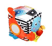 Jouet pour Tout-Petit en Peluche - Cube d'activité Interactive Rattles, Fournitures d'apprentissage pédagogique | Early Fine Motor Skills Development Playset Playset pour la Maternelle préscolaire