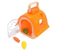 Jouet Poussin en Peluche avec Un Design Rebondissant Spécial, Jouet de Poulet Sauteur Mignon pour Enfants, Compagnon Joyeux de Longue Durée, Comprend Un œuf, Une Carotte, Une Laitue et du Maïs