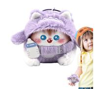 Jouet produisant du Son pour Chats en Peluche, Jouets pour Chats Mignons | Jouet en Peluche pour Chat Multifonctionnel,Chat en Peluche Doux et réaliste pour, Filles, garçons et Adultes