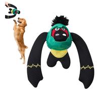 Jouet puzzle à mâcher pour chien | Jouet interactif en peluche avec couineur, indestructible design singe interactif à renifler, mangeoire de dentition pour jouer en intérieur et en extérieur