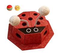 Jouet Puzzle Chat Labyrinthe Interactif en Forme de avec des Balles | Stimulants Pour Chats Pour Les Moments Seuls Après Repas Appartement Espace Salon Maison