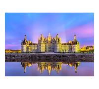 Jouet Puzzle de 2000 pièces pour Adultes, Château de Chambord, Jeu Anti-Stress pour Adultes et Enfants, Jeu de défi Familial et Jouet éducatif