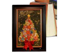 Jouet Puzzle en Forme de Sapin de Noël 135 Pièces à Thème Floral Difficile | de puzzle en forme d'arbre de Noël pour , , Passionnés, Dortoir, Fête, Réunion, Salle de ole