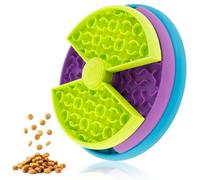 Jouet puzzle interactif pour chien - 3 couches - Gamelle à lécher - Évite les avaries et la suralimentation - Pour chat et chiens de taille moyenne et grande