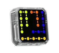 Jouet Puzzle Portable Compact avec Affichage Lumineux LED, White | 3 modes de jeu, 500 niveaux de défi, activité de en famille