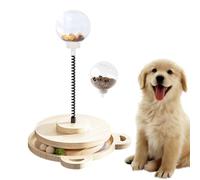 Jouet puzzle portable pour chat, alimentation lente, jouet de divertissement avec piste à rouleau, balle de nourriture pour animaux de compagnie pour alimentation lente/entraînement