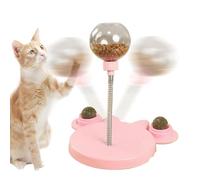 Jouet puzzle pour chat - Balle distributrice de friandises pour chat | Balle de friandises qui fuient | Jouet pour animal domestique | Accessoires d'exercice de chasse, jouet puzzle amusant pour chats
