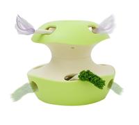 Jouet puzzle pour chat - Jeu activé par capteur, jeu intelligent interactif, conception de distribution de friandises, dispositif d'enrichissement mental pour chaton en intérieur, entraînement