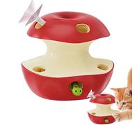 Jouet Puzzle Pour Chats - Jeu D'Intelligence Rechargeable Pour Chatons | Jeu De Stimulation Mentale Animaux, Mouvement Intérieur Et Extérieur Entraînement Soulagement Du Stress Quotidien