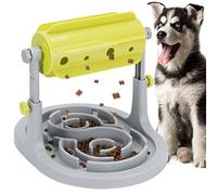 Jouet puzzle pour chien, distributeur de chat, jouet d'entraînement QI à alimentation lente - Hauteur réglable traite la distribution, favorise la stimulation cérébrale et l'exercice pour et les