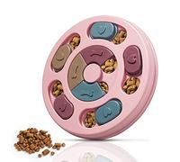 Jouet puzzle pour chien - Distributeur de friandises rose pour l'entraînement du QI et la stimulation mentale, casse-croûte interactif pour chien pour l'exercice du cerveau et l'enrichissement